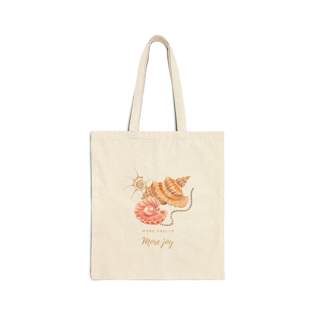 Shell Lover 2 Tote Bag | Coastal | Beach Bag - Etsy