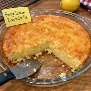 Recept på Baby Lemon Impossible Paj i PDF-format - Enkel och läcker dessert