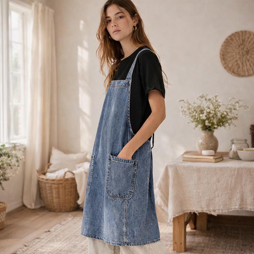 VINTAGE DENIM APRON ② Vintage Denim Apron - Etsy