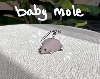 OSRS Jättemullvadsdjur - Handgjord Polymer Clay-berlock