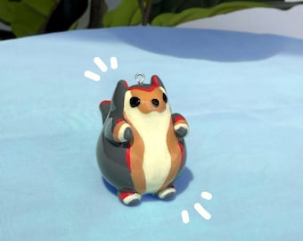 OSRS Squirrel Pet - Handmade Polymer Clay Keychain, Desk Buddy