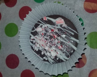 Cocoa bombs shaped like cupcakes