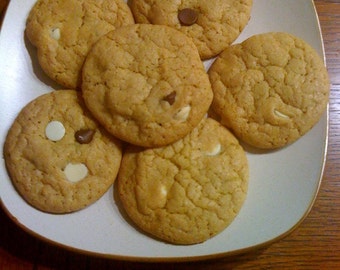 Baked Zebra Cookies 3 Dozen Chocolate Chip and Vanilla Chip