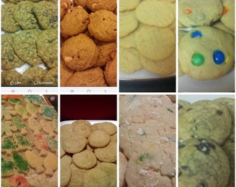 Cookie and candy holiday trays
