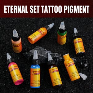 エターナルインクカラータトゥーインクセット、30mlプロフェッショナルピグメントキット