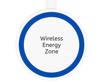 Wireless Energy Zone draadloos oplaadstation | Qi-oplader met blauwe ring