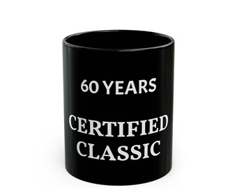 Black Ceramic Mug 11oz 15oz | Glossy Coffee Cup
