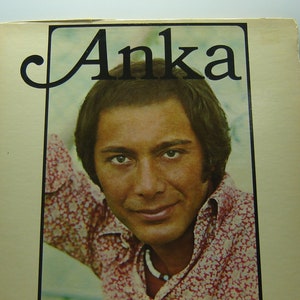Paul Anka - Anka LP - United Artists Records 1974 - Vintage Vinyl LP Record Album