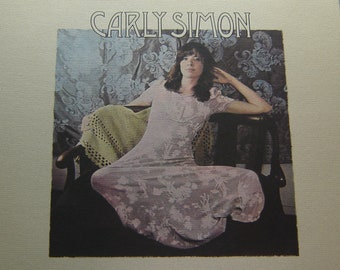 Carly Simon - Carly Simon S/T LP - Elektra Records 1971 - Vintage Vinyl LP Record Album