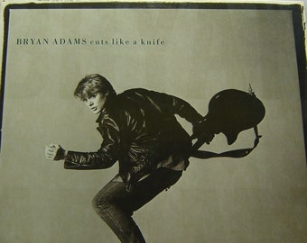 Bryan Adams - Cuts Like A Knife LP - A&M Records 1983 - Vintage Vinyl LP Record Album