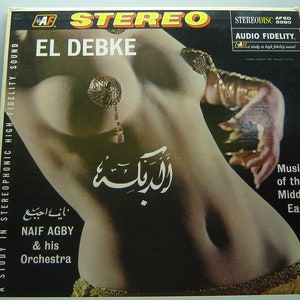 Naif Agby and His Orchestra - El Debke: Music Of The Middle East LP - Audio Fidelity Records 1962 - Vintage Vinyl LP Record Album