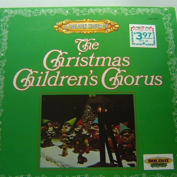 The Christmas Children's Chorus - A Golden Hour Of The Christmas Children's Chorus LP - Holiday 1980 - Vintage Vinyl LP Record Album