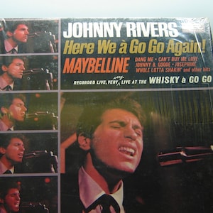 Johnny Rivers - Here We A Go-Go Again (Live Album) LP - Imperial Records 1964 - Vintage Vinyl LP Record Album