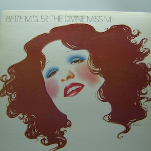 Bette Midler - The Divine Miss M LP - Atlantic 1972 - Álbum de discos LP de vinilo vintage