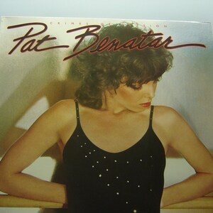 Pat Benatar - Crimes Of Passion LP (German Pressing) - Chrysalis 1980 - Vintage Vinyl LP Record Album