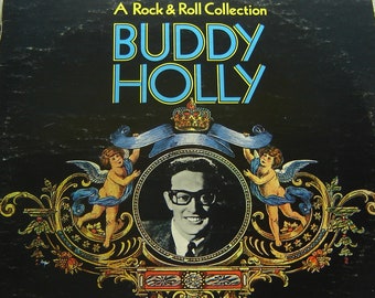 Buddy Holly - A Rock And Roll Collection (Greatest Hits) 2LP Set - MCA Records 1972 Compilation - Vintage Vinyl LP Record Album