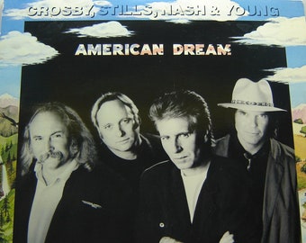 Crosby, Stills, Nash, & Young - American Dream LP - Atlantic Records 1988 - Vintage Vinyl LP Record Album