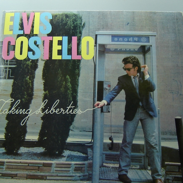 Elvis Costello - Taking Liberties PROMO LP - Columbia Records 1980 Compilation - Vintage Vinyl LP Record Album