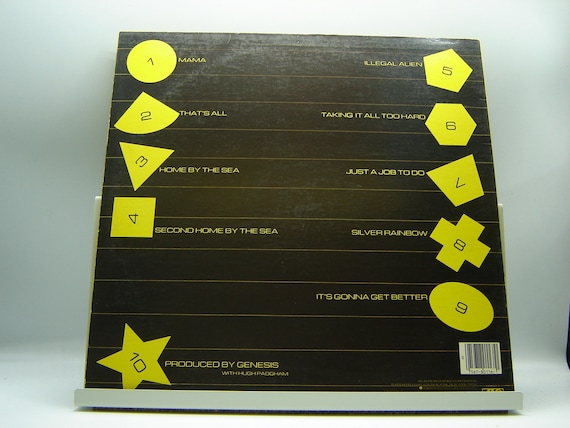 Genesis - Genesis S/T (shapes) LP - Atlantic Records 1983