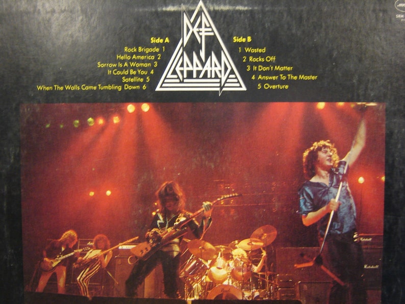 Def Leppard On Through The Night LP Mercury 1980 Vintage Etsy