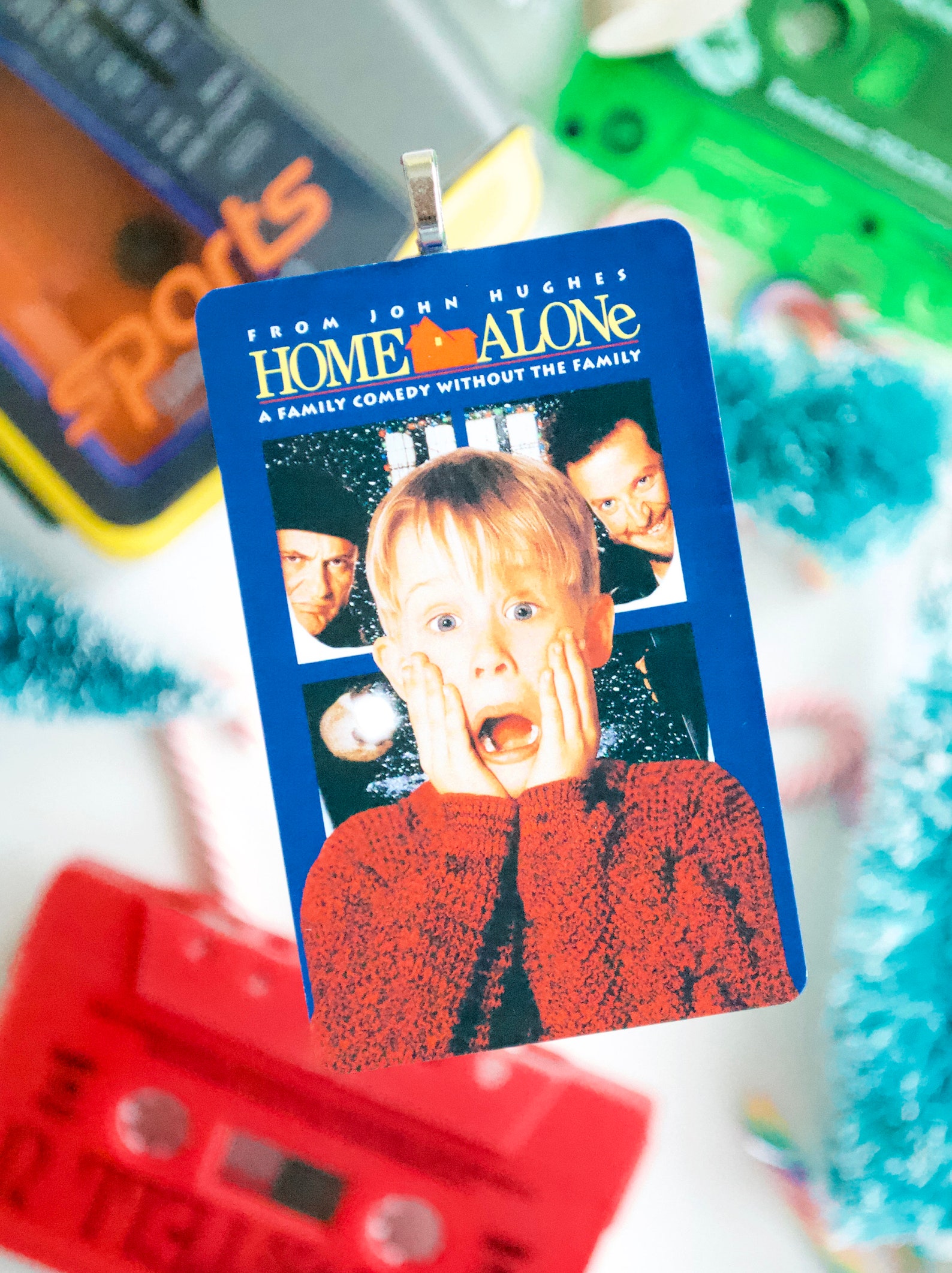 Funny Christmas Ornament Home Alone VHS tape Unique gift Etsy