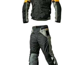 Traje de moto de aventura BMW Motorrad Rallye Pro 3 para hombre, con protectores CE.