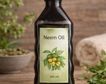 Neem Botanical Oil | Ayurvedic Skin & Scalp Care | Natural Herbal Blend (200ML)