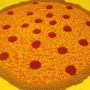 PDF Crochet PATTERN for Pizza Blanket Instant download