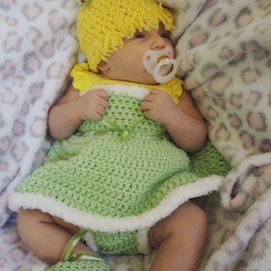 Infant Tinker Bell inspired costume photo prop
