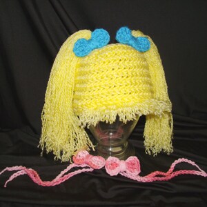 Free shipping Cabbage Patch Baby Hat with 2 sets of bows image 4