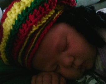 Infant Marley beanie rasta dreads