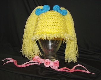 Cabbage Patch Baby Hat with 2 sets of bows