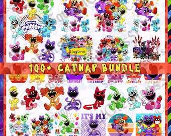 100+ lächelnde Critters PNG Bundle, Spiel Clipart png, Digital download