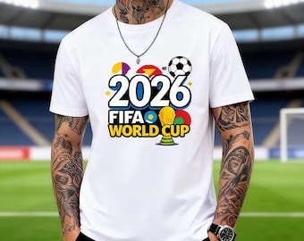 Fifa 2026 Fußball T-Shirt - Perfektes Geschenk für Sport-Fans & Unterstützer