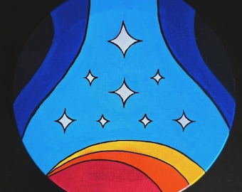 Starfield Logo Canvas