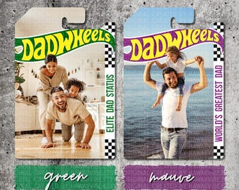 Personalized HotWheels Packaging for Dad, Fathers Day Custom Collector Gift