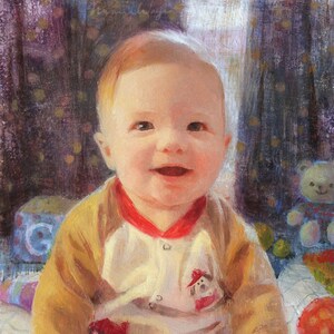 Portrait Peinture Custom A Lhuile Portrait Garcon Fille Bebe Etsy Portrait Peinture Custom A Lhuile Portrait Garcon Fille Bebe Etsy