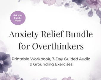 Sleep Anxiety Reset Bundle | Journal, Workbook, Grounding Tools