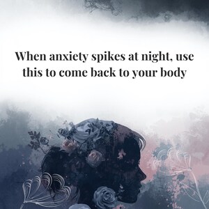 Practical coping skills sheet for calmer nights and fewer spirals.