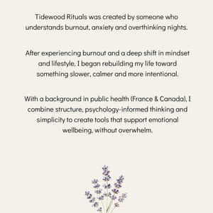 Why this guided nervous system journal was created to support women navigating stress, anxiety, emotional overwhelm, burnout recovery, and overthinking through gentle daily reflection and mindfulness.