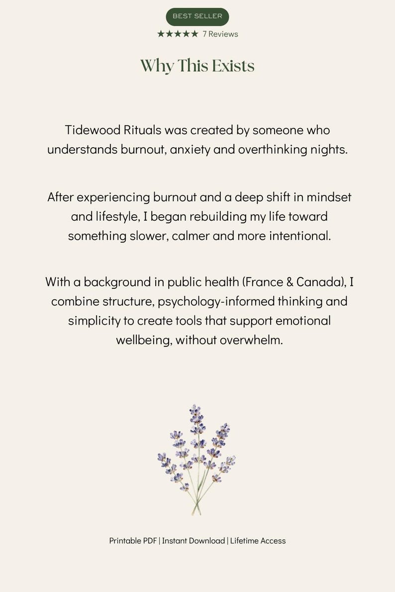 Why this guided nervous system journal was created to support women navigating stress, anxiety, emotional overwhelm, burnout recovery, and overthinking through gentle daily reflection and mindfulness.
