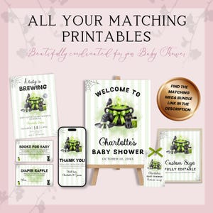 A Baby Is Brewing Halloween Baby Shower Website Invitation With RSVP | Animated Spooky Evite | Editable Canva Template | Music Included