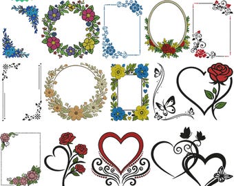 Monogram Embroidery Design, Custom Initials Embroidery File, Personalized Name Embroidery, Machine Embroidery Pattern, Letter Logo