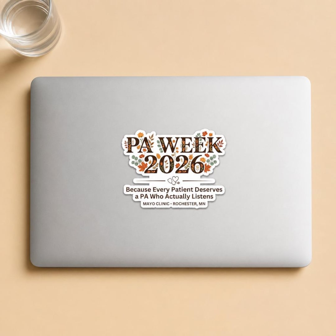 PA Week 2026 Autumn Floral Sticker, Physician Assistant Celebration ...