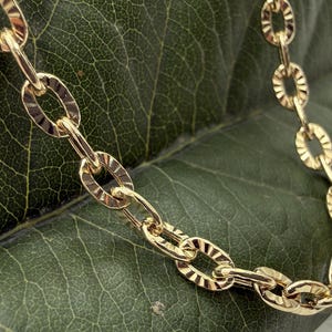 14k Solid Gold Bracelet: 4mm Diamond Cut Cable Chain Wrist Jewelry