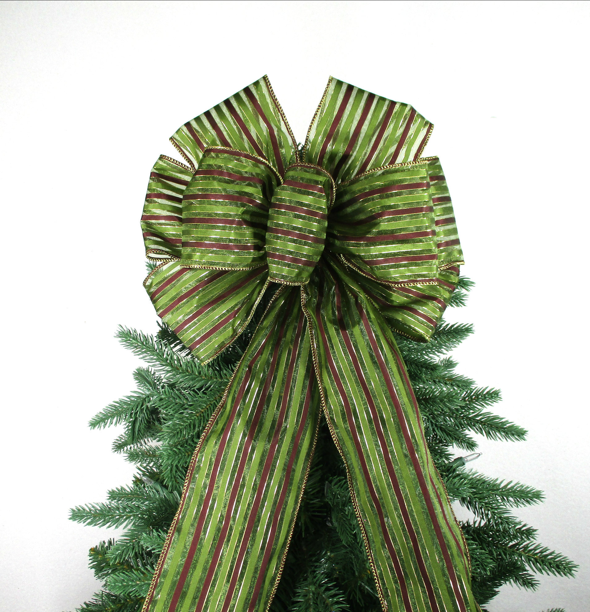 Christmas Bow Olive Green Bow Olive Bow Wreath Bow Tree Etsy