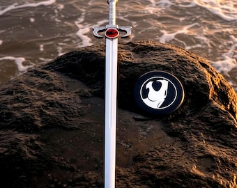 Espada de los Presagios de ThunderCats, hoja de acero inoxidable hecha a mano con forma de león-O: regalo perfecto de aniversario o cumpleaños para él, accesorio para cosplay y artículo de colección.