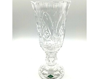 Shannon Crystal Large Vase Designed in Ireland Made in Slovakia 24% lead crystal