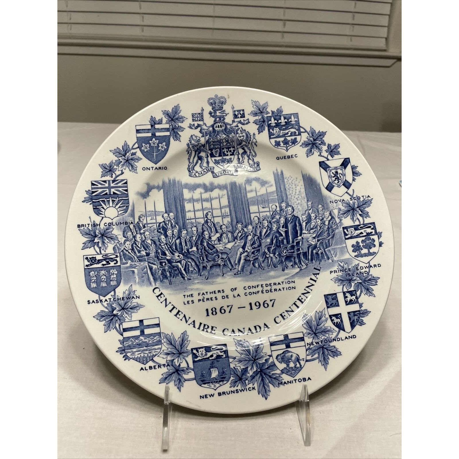 1867 1967 Plate - Etsy