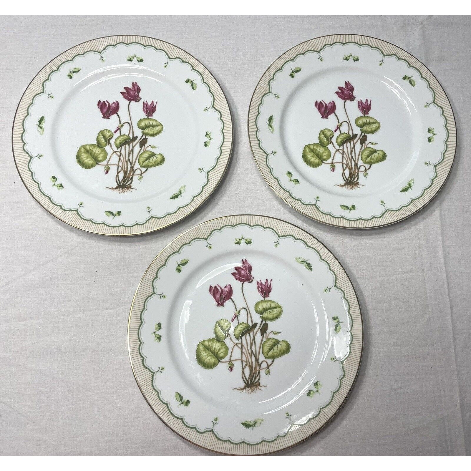 Cyclamen Plate - Etsy